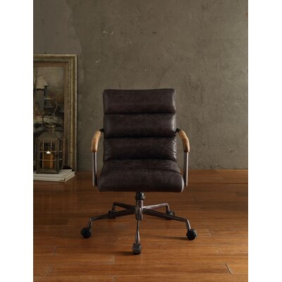 Albaugh Executive Chair Williston Forge Upholstery Color Dark Brown