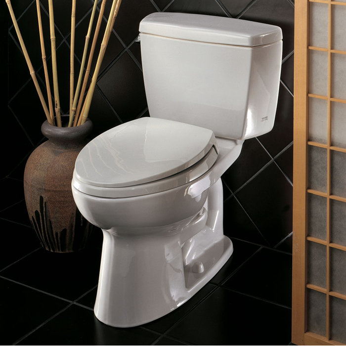 Drake 1 6 Gpf Elongated Two Piece Toilet With High Efficiency Flush Seat Not Included Drake 1 6 Gpf Elongated Two Piece Toilet With High Efficiency Flush Seat Not Included