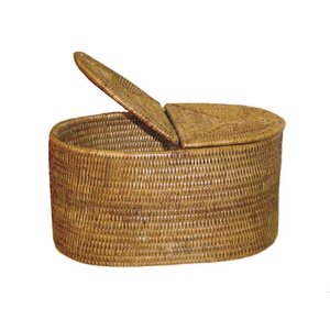 Rattan Tissue Box Cover