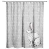 Bunny Shower Curtain Wayfair