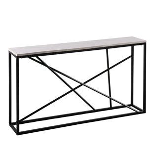Modern Contemporary Slim Console Table Allmodern Kardos Skinny Console Table