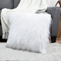white fluffy pillow