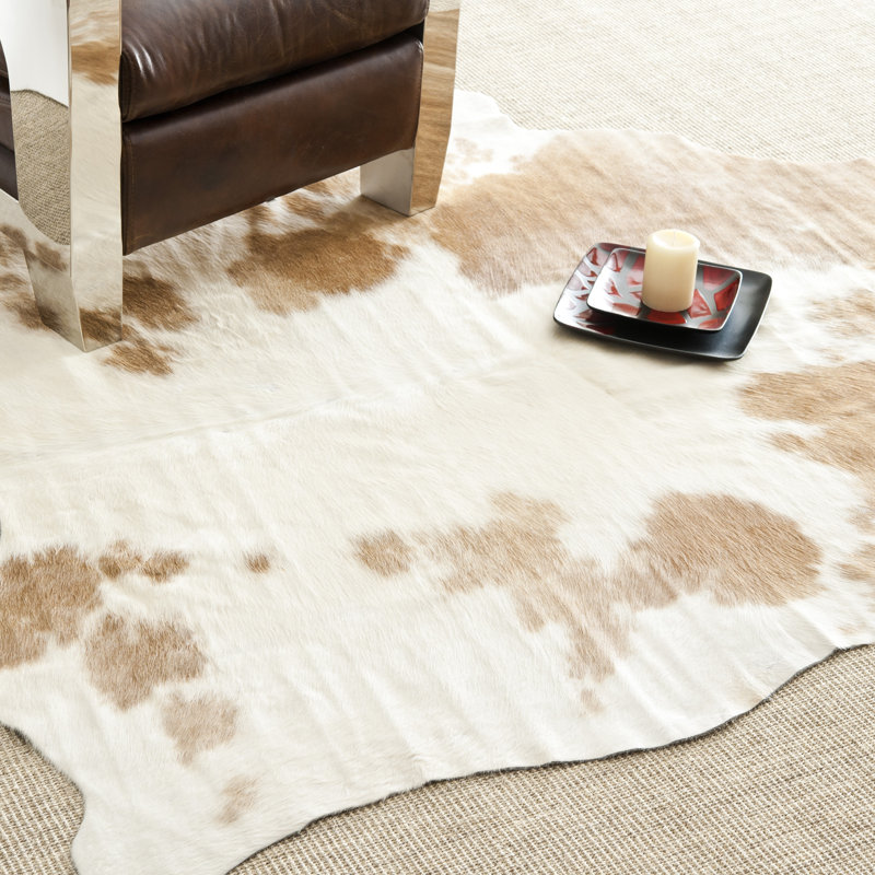Safavieh Cow Hide Caramel Area Rug Reviews Wayfair Cow Hide Caramel Area Rug