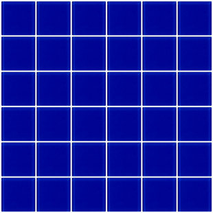 Cobalt Blue Floor Tile Wayfair Bijou 22 2 X Gl Mosaic Tile In Cobalt Blue