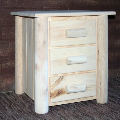 Symple Stuffweller 3 Drawer Solid Wood Nightstand Symple Stuff Color Unfinished Dailymail