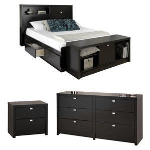 Bedroom Furniture Black black bedroom sets you'll love | wayfair Bedroom Furniture Black black bedroom sets you'll love | wayfair