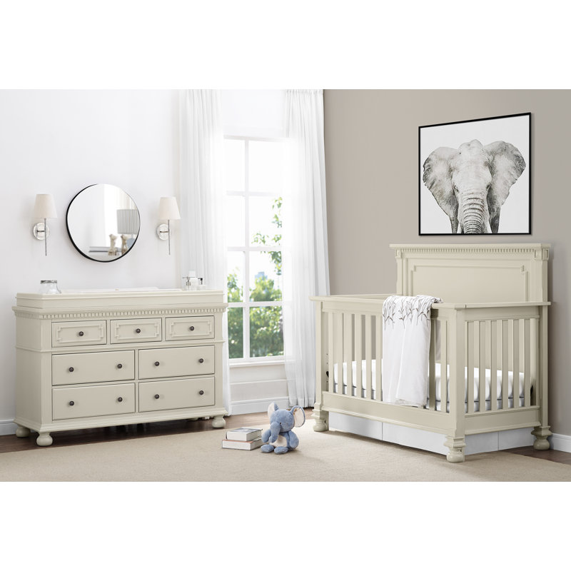 Bertini Vernay 5-in-1 Convertible Standard 2-Piece Nursery ...