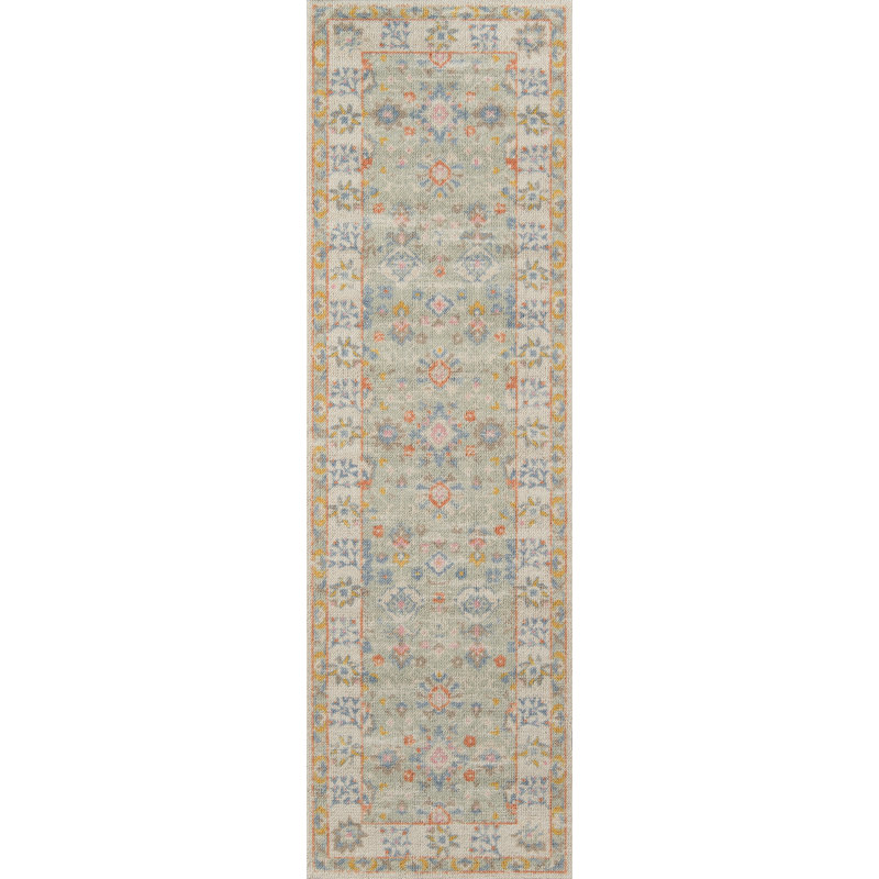 Harriet Bee Studebaker Momeni Anatolia Light Blue Area Rug Harriet Bee Studebaker Momeni Anatolia