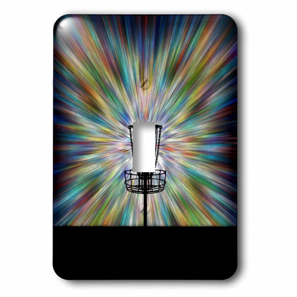 3drose Disc Golf Basket 1 Gang Toggle Light Switch Wall Plate