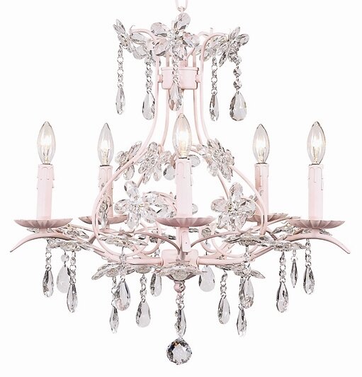 Jubilee Collection Cinderella 5-Light Crystal Chandelier & Reviews ...