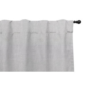 Meaghan Solid Room Darkening Rod Pocket Single Curtain Panel