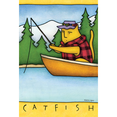 Catfish Garden flag Toland Home Garden