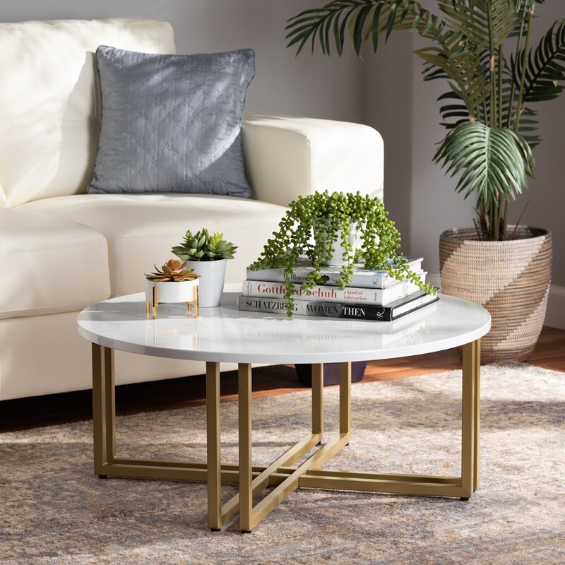 Mercer41 Wym Cross Legs Coffee Table | Wayfair