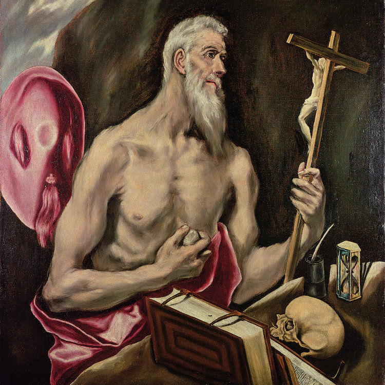 East Urban Home St Jerome By El Greco Painting Print On Wrapped