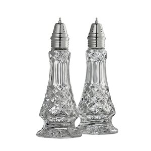 2-Piece Crystal Salt & Pepper Shakers