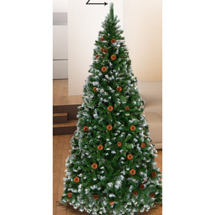 New Snow Tipped 75 Green Pine Artificial Christmas Tree New Snow Tipped 75 Green Pine Artificial Christmas Tree