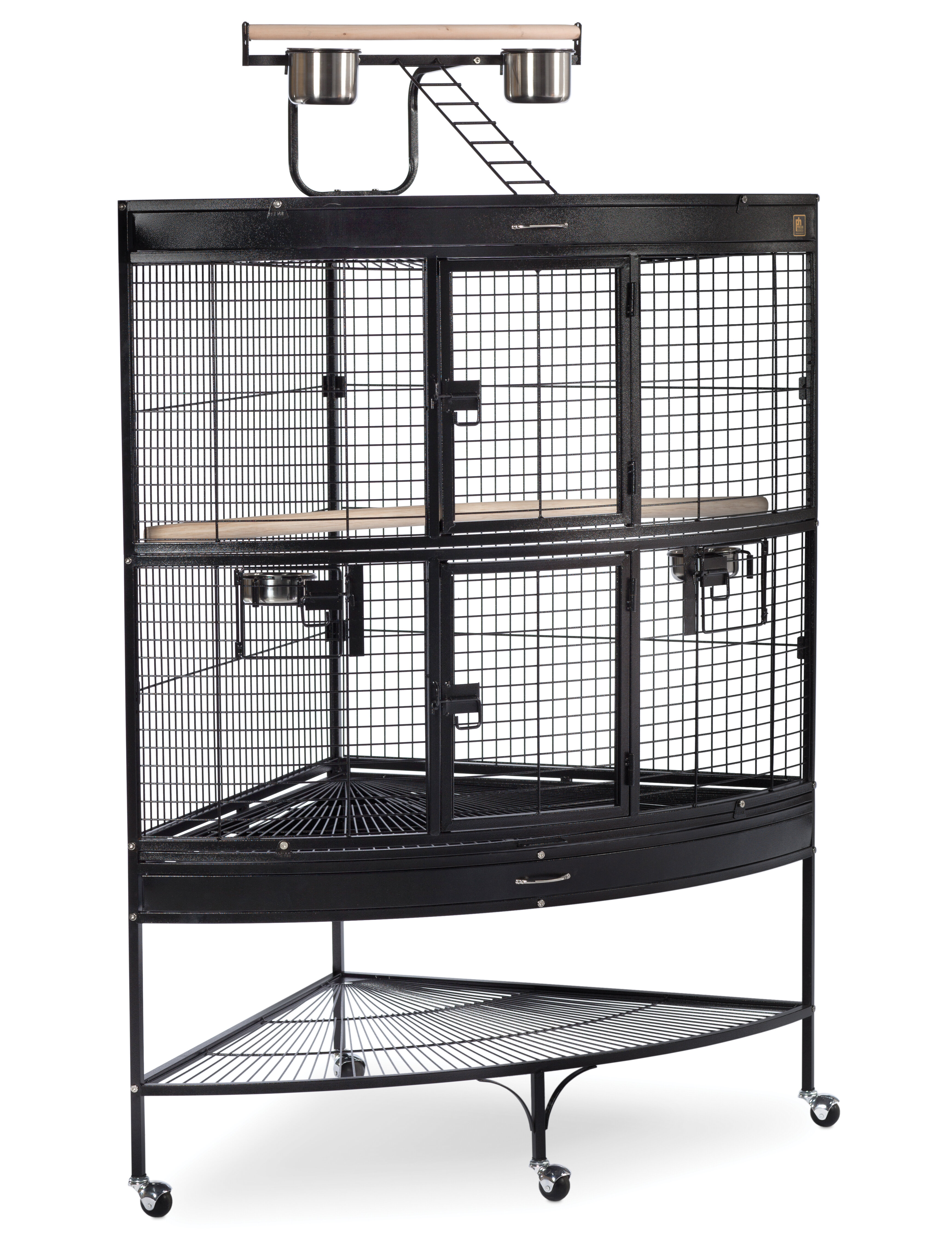 wide parrot cage