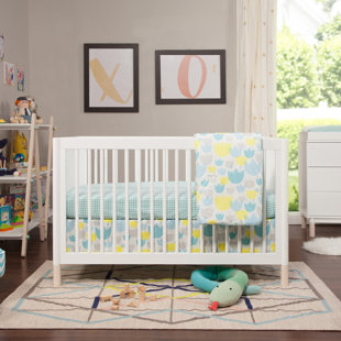 washed natural crib