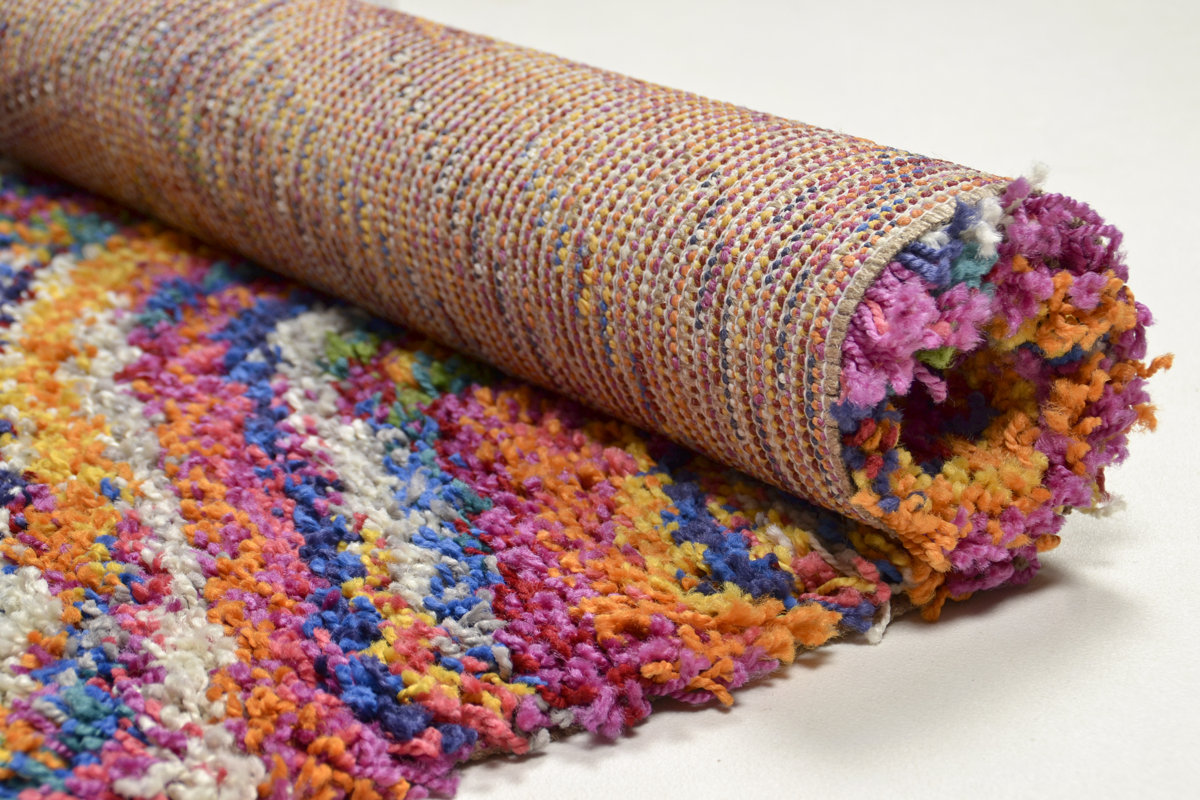 Theko Young Fashion Handwoven Orange/Yellow Rug & Reviews Wayfair.co.uk