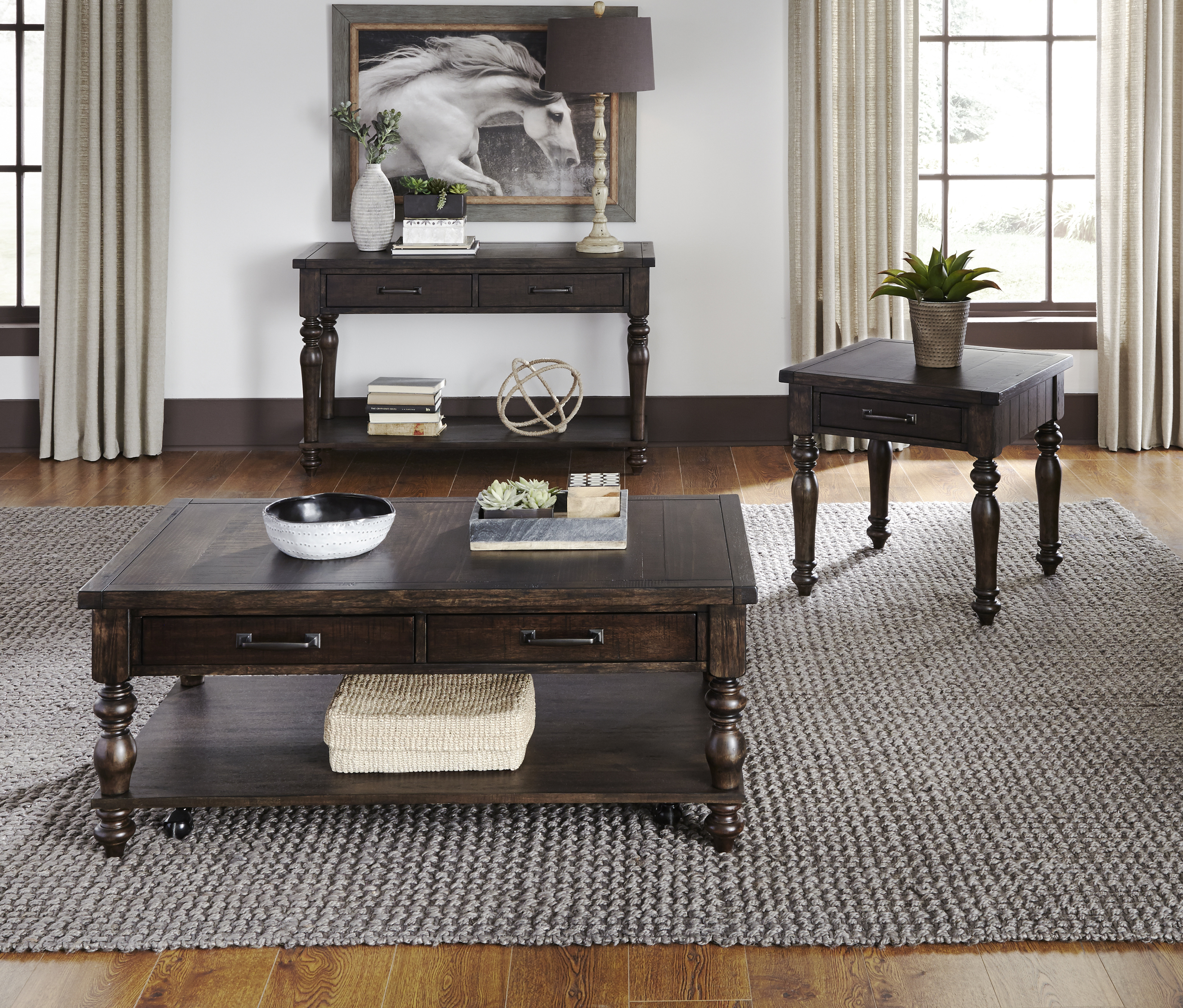 Charlton Home Morningstar 3 Piece Coffee Table Set Reviews