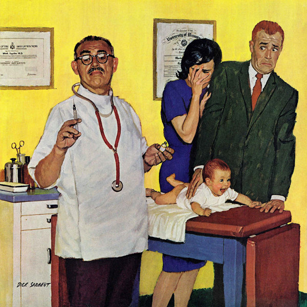 Marmont Hill Baby S First Shot By Richard Sargent Painting Print