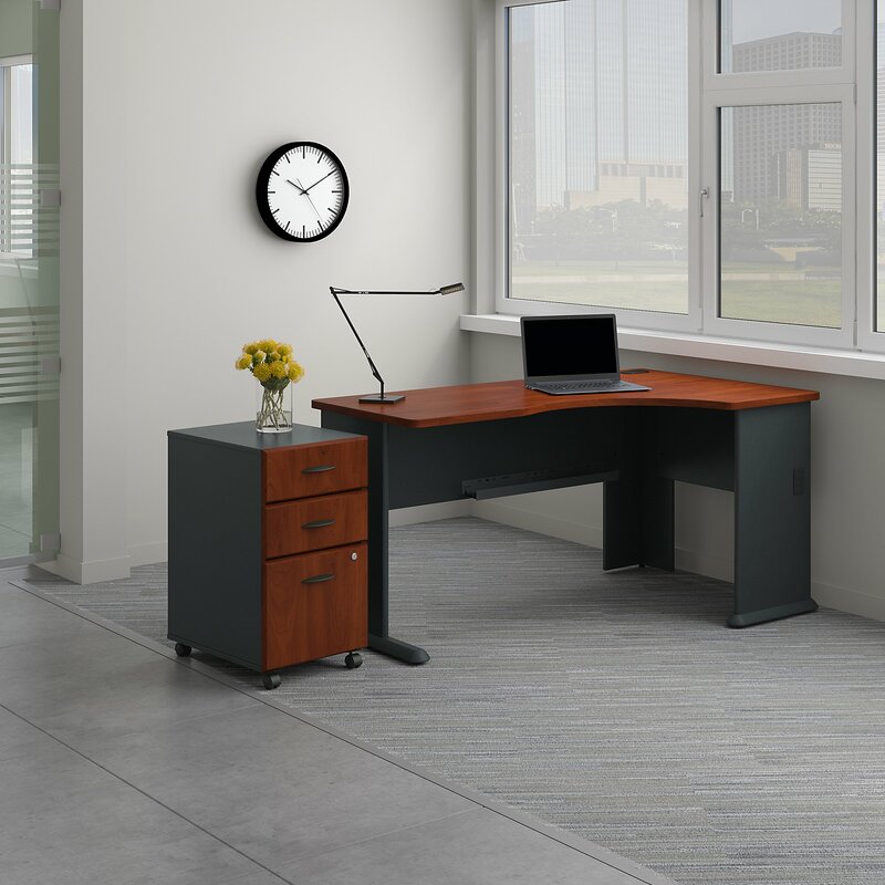 Bush Business Furniture Series A Right Corner L Shape Desk Wayfair