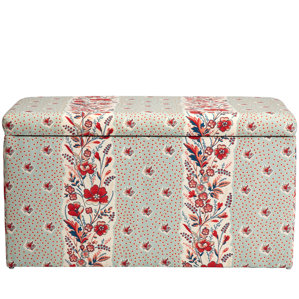 Nena Cotton Upholstered Storage Bench by August Grove