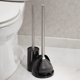 Decorative Toilet Plungers Wayfair Toilet Bowl Brush And Plunger Set