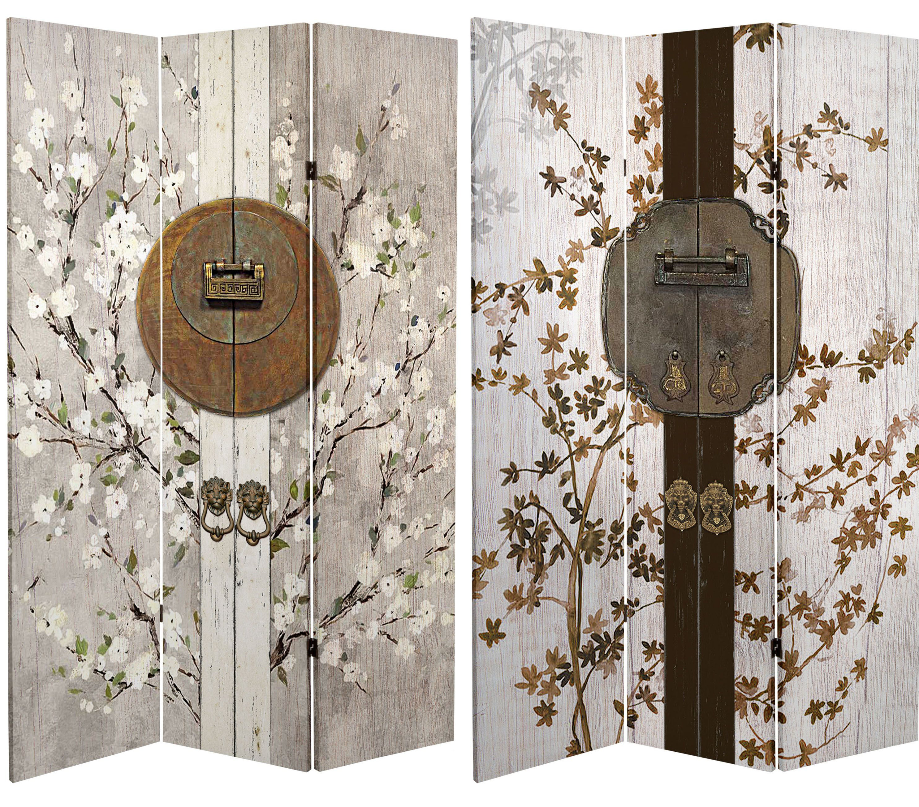 Room Divider Screen 3 Panel Privacy Folding Picture Collage Frame Decorative