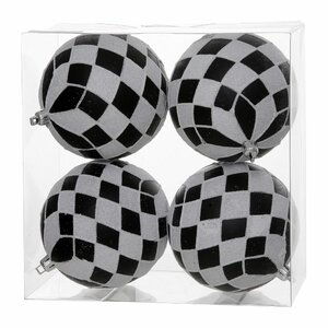 Diamond Glitter Ball Ornament (Set of 4)