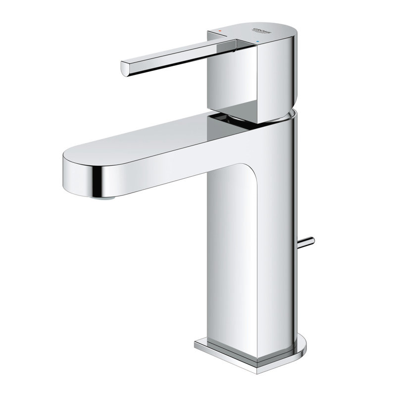 GROHE Plus Single Hole Bathroom Faucet with Drain Assembly ...