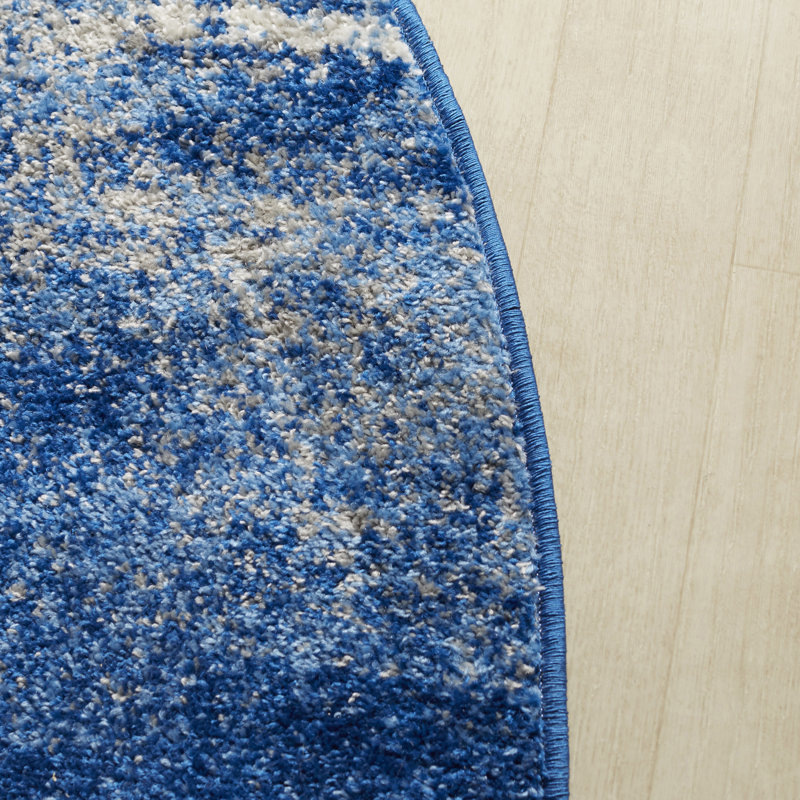 Trent Austin Design Costa Mesa Silver/Blue Area Rug & Reviews Wayfair