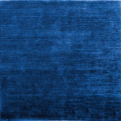 French Shore HandTufted Wool Blue Area Rug Modern Rugs Rug Size Round 8