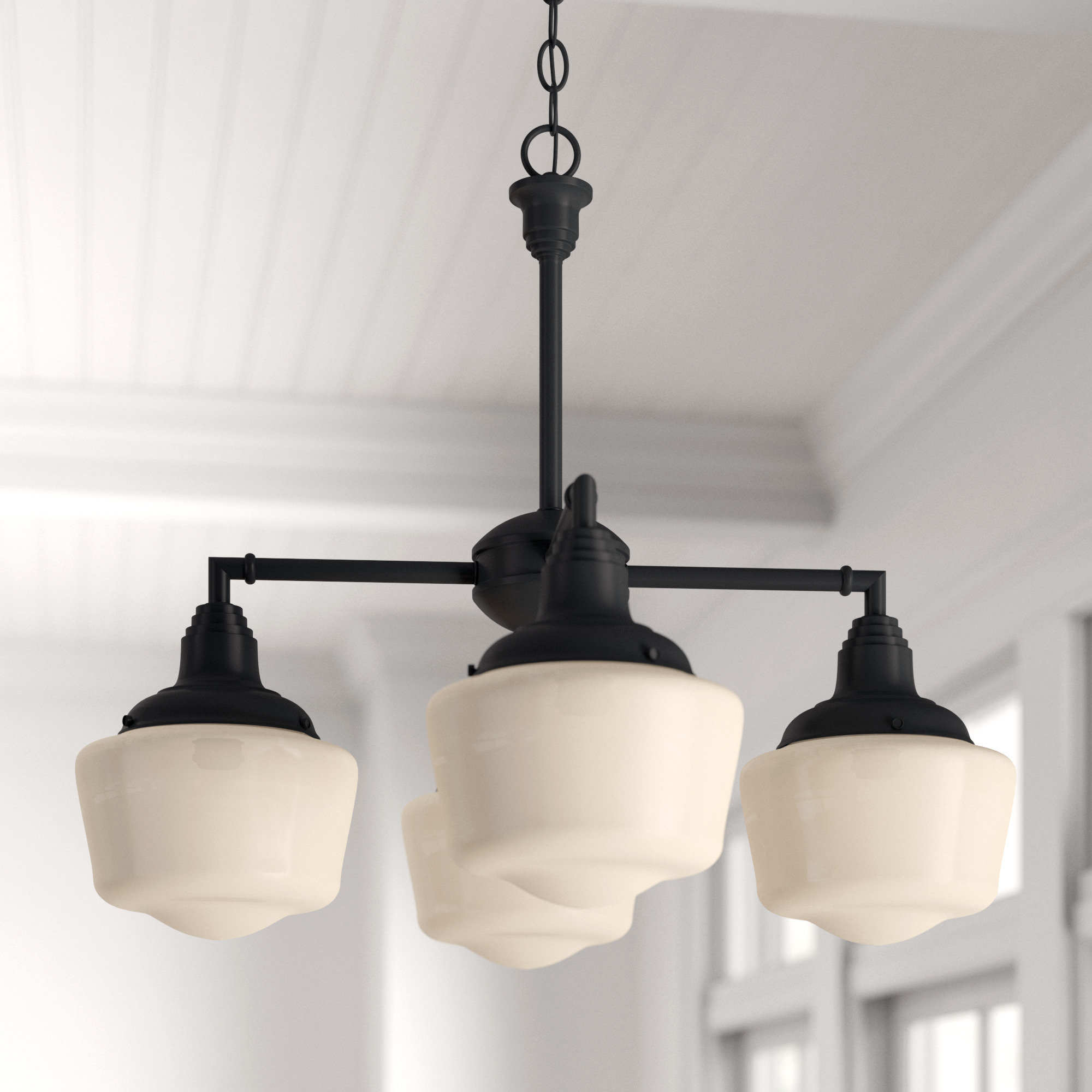 Three Posts Englehart 4 Light Shaded Classic Traditional Chandelier Reviews Wayfair