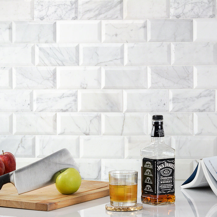 3 X 6 Beveled Marble Subway Tile 3 X 6 Beveled Marble Subway Tile