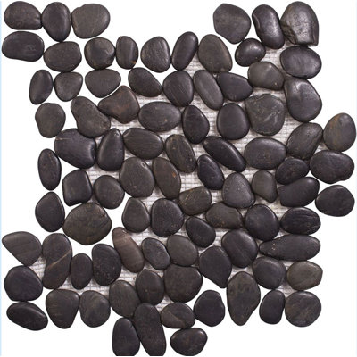 Pebble Natural Stone Pebble Mosaic Tile Parvatile