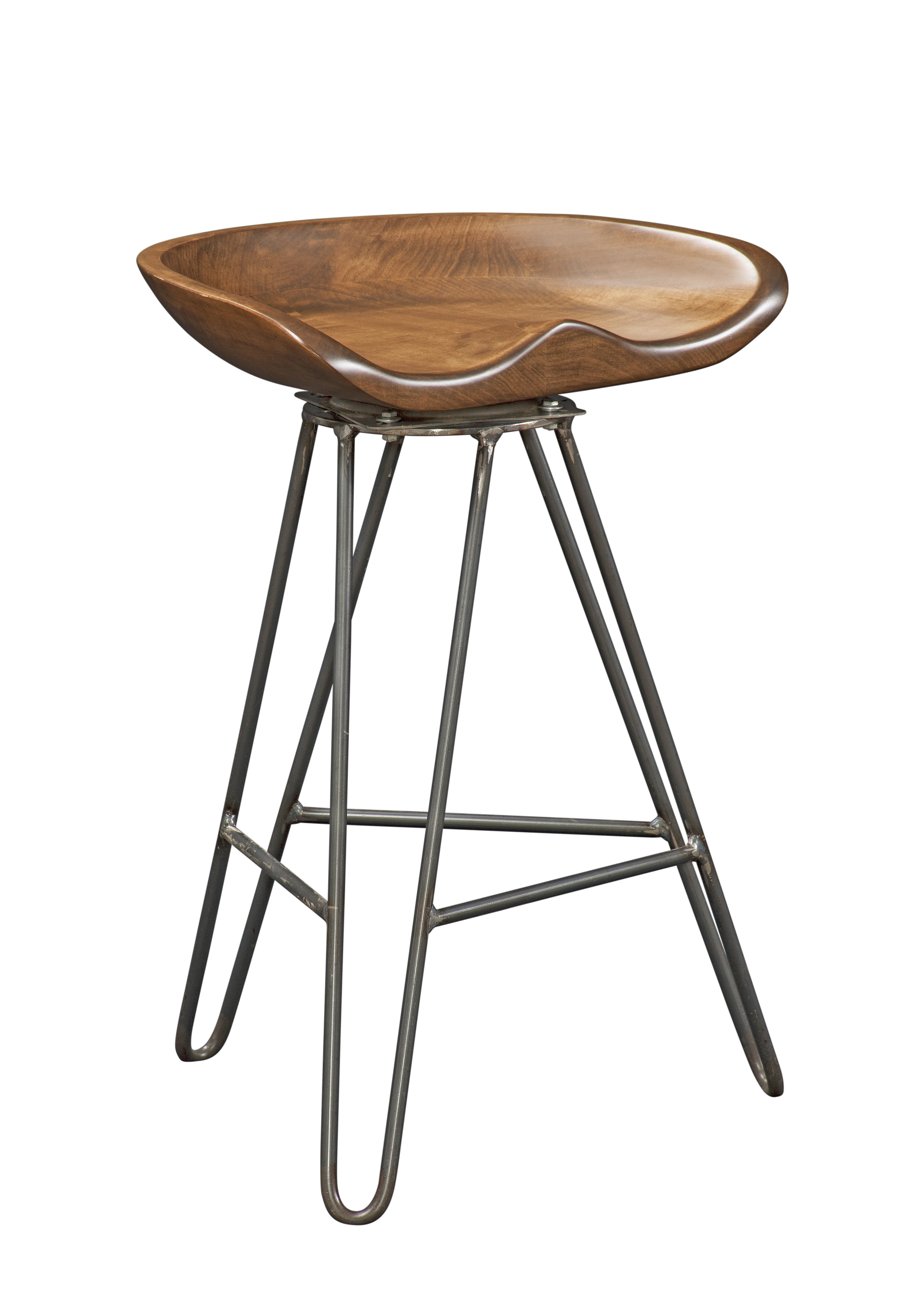 Conrad Grebel Sacramento Solid Wood Bar Counter Stool Wayfair