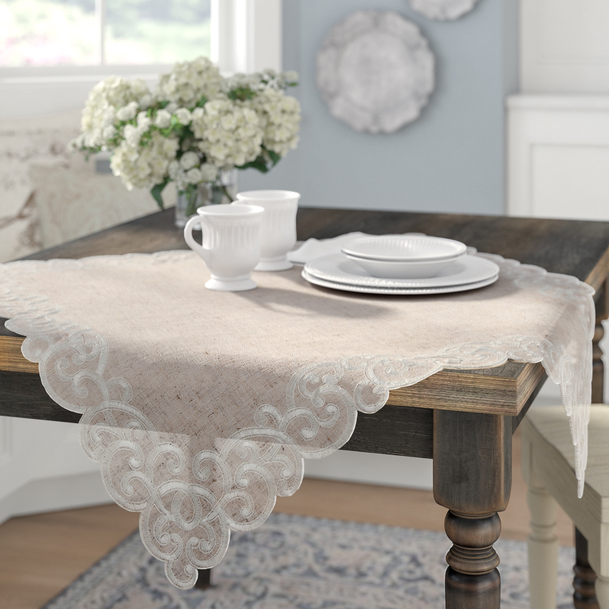 Lark Manor Armstrong Tablecloth Reviews Wayfair
