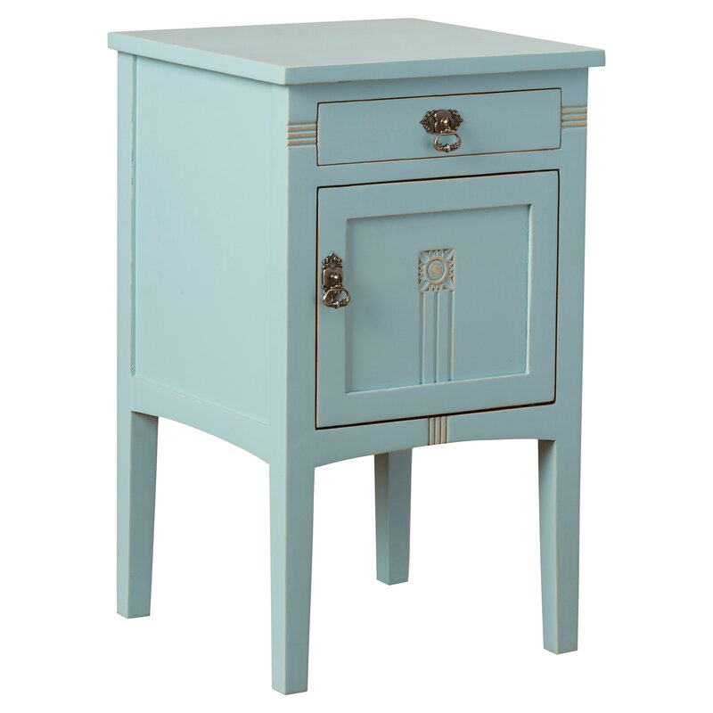 August Grove Corrie 1 Drawer Nightstand & Reviews Wayfair