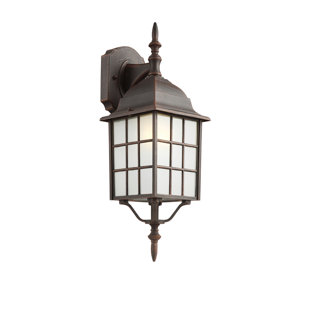Best Woodard 1-Light Outdoor Wall Lantern By Loon Peak Outdoor Lighting Woodard 1-Light Outdoor Wall Lantern By Loon Peak Outdoor Lighting