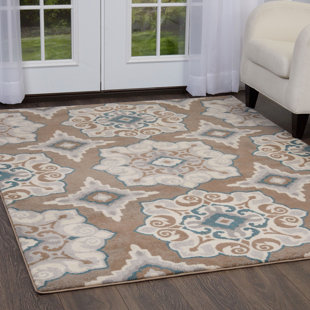 10 X Square Rugs Wayfair Natural Cerulean Blue Taupe Area Rug By Andover Mills