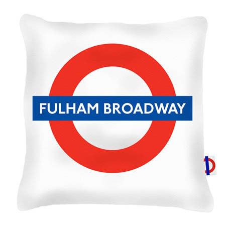 Gulf Breeze Fulham Broadway Tube Station Cushion London Transport