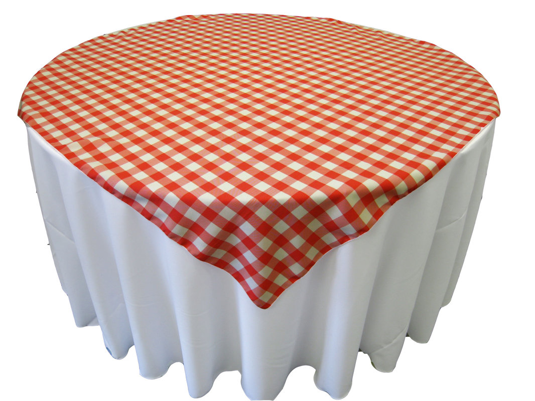 LA Linen Polyester Gingham Checkered Square Tablecloth & Reviews Wayfair