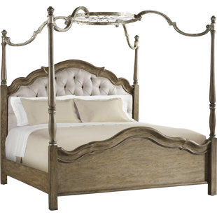 Canopy King Size Beds You Ll Love Wayfair Sundara King Upholstered Canopy Bed