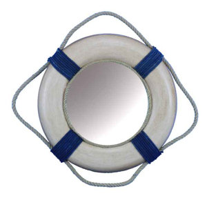Vintage Rope Bands Decorative Lifering Mirror