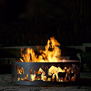 Whitetail Steel Wood Burning Fire ring