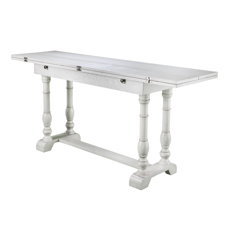 Lilian Farmhouse Folding Trestle Console to Dining Table