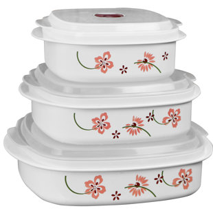 Kitchenaid Microwave Cookware Wayfair Microwave Cookware 3 Container Food Storage Set