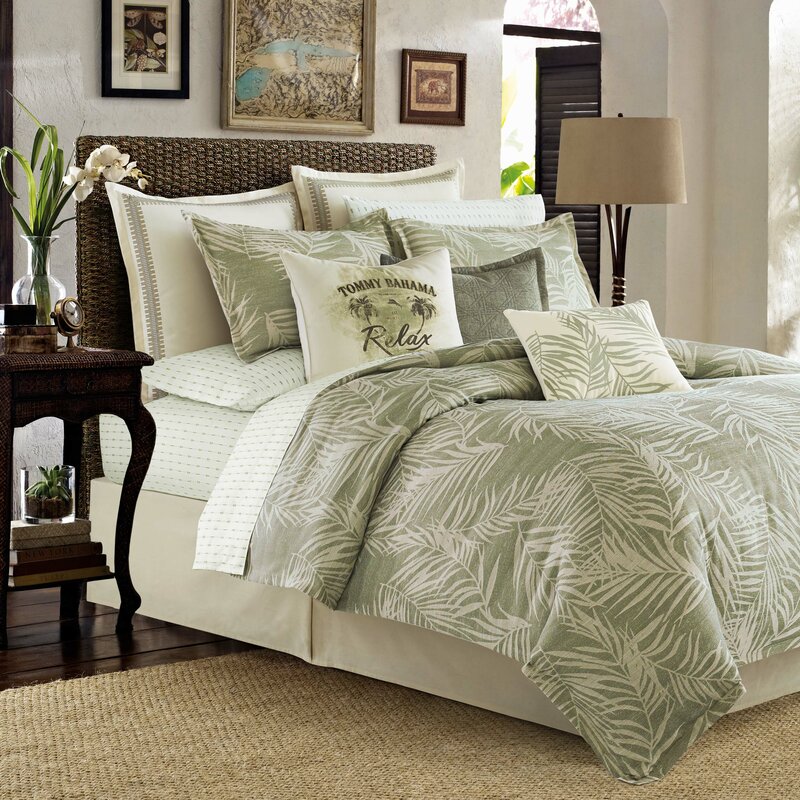 Tommy Bahama Home Palms Away Reversible Duvet Cover Set Reviews