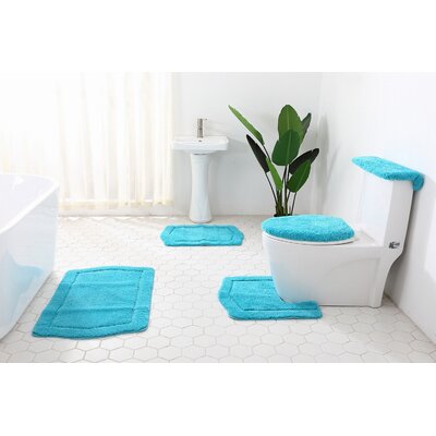 aqua bath mat set